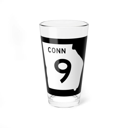 Georgia 9 Connector (Georgia) (Road Sign) Pint Glass 16oz 16oz - Go Mug Yourself