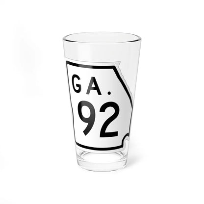 Georgia 92 1948 (Georgia) (Road Sign) Pint Glass 16oz 16oz - Go Mug Yourself