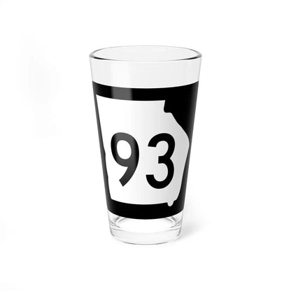 Georgia 93 (Georgia) (Road Sign) Pint Glass 16oz 16oz - Go Mug Yourself