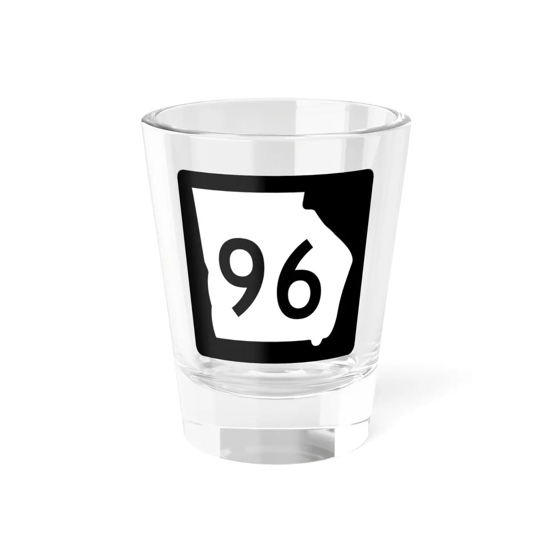 Georgia 96 (Georgia) (Road Sign) Shot Glass 1.5oz 1.5oz - Go Mug Yourself