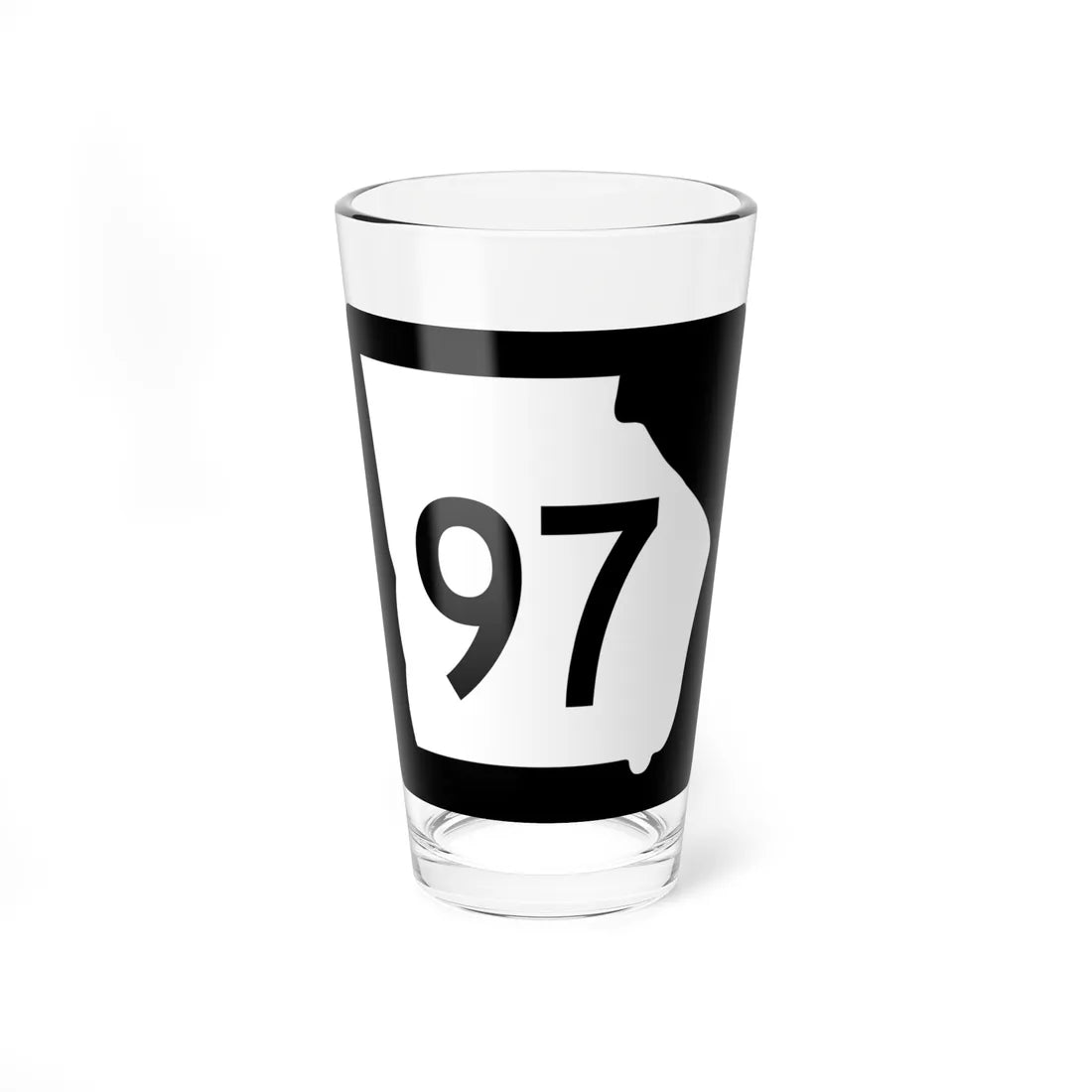 Georgia 97 (Georgia) (Road Sign) Pint Glass 16oz 16oz - Go Mug Yourself