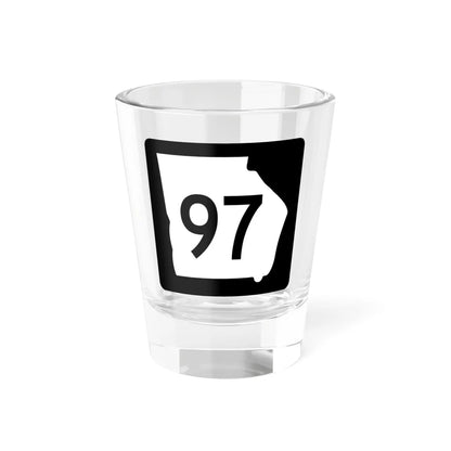 Georgia 97 (Georgia) (Road Sign) Shot Glass 1.5oz 1.5oz - Go Mug Yourself