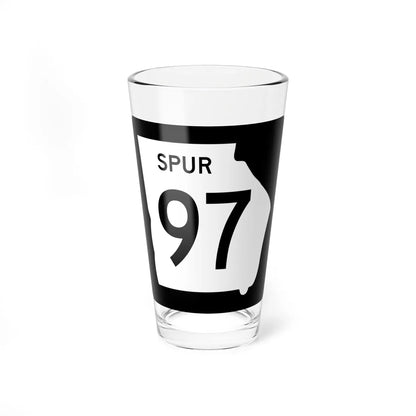 Georgia 97 Spur (Georgia) (Road Sign) Pint Glass 16oz 16oz - Go Mug Yourself
