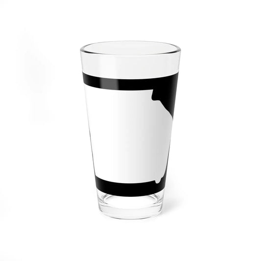 Georgia blank wide (Georgia) (Road Sign) Pint Glass 16oz 16oz - Go Mug Yourself