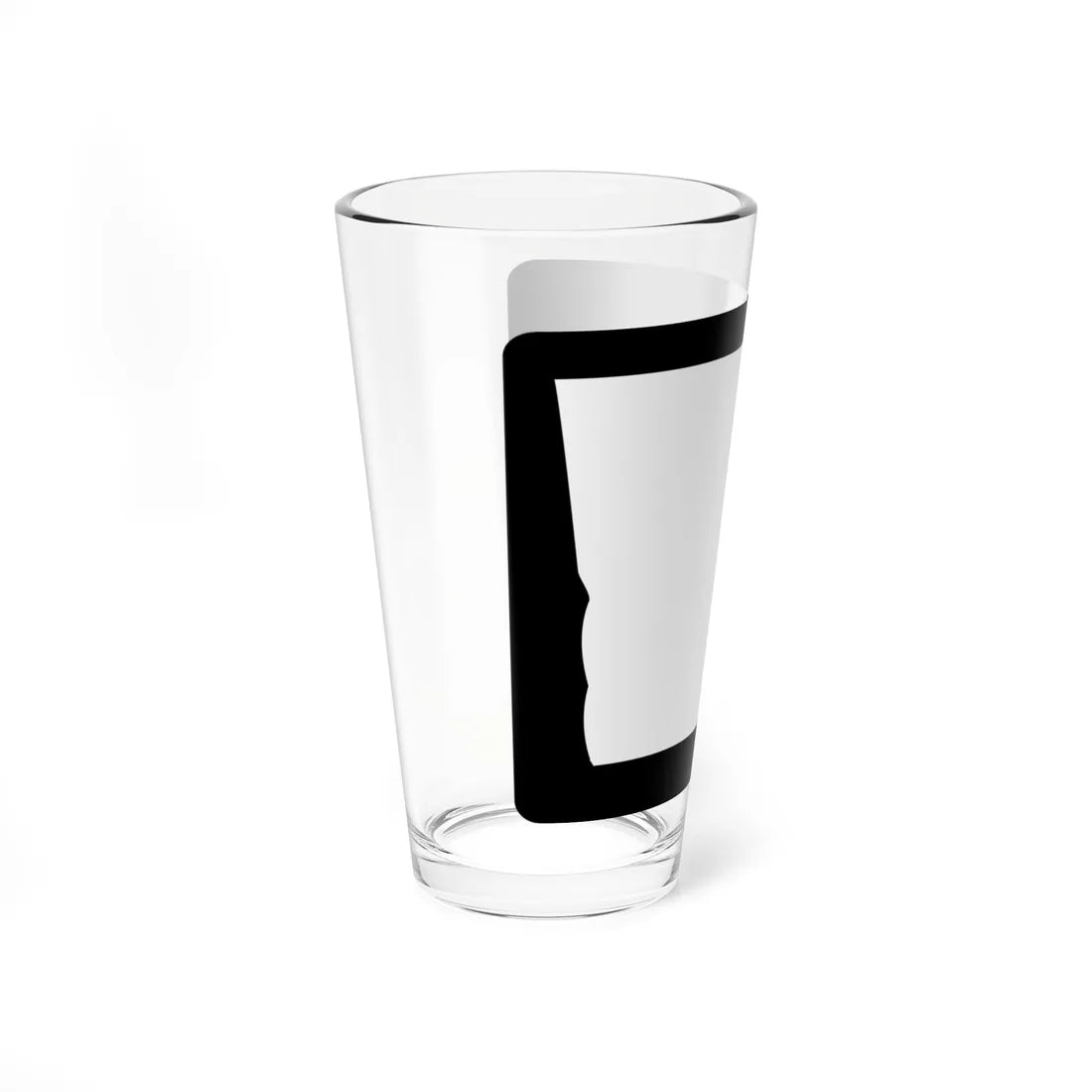 Georgia blank wide (Georgia) (Road Sign) Pint Glass 16oz - Go Mug Yourself
