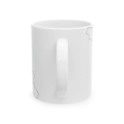 Georgia-Flagmap (Georgia) White Coffee Mug - Go Mug Yourself