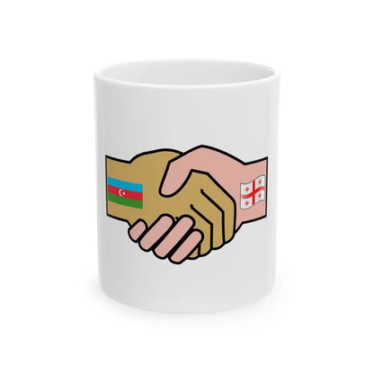 GeorgiaAzerbaijan (Azerbaijan) White Coffee Mug 11oz - Go Mug Yourself