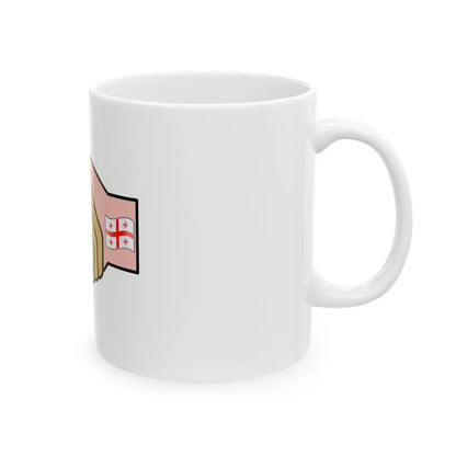 GeorgiaAzerbaijan (Azerbaijan) White Coffee Mug - Go Mug Yourself