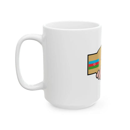 GeorgiaAzerbaijan (Azerbaijan) White Coffee Mug - Go Mug Yourself