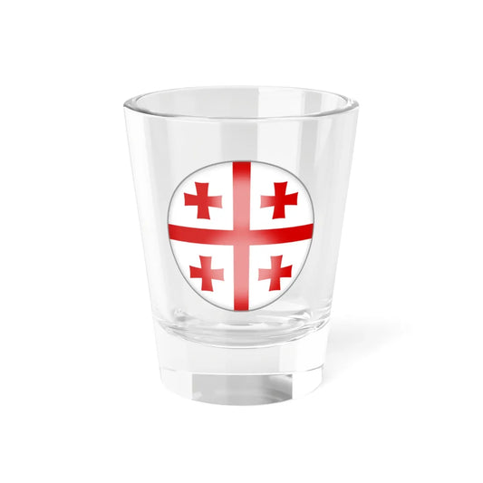 Georgian flag circle (Georgia) Shot Glass 1.5oz 1.5oz - Go Mug Yourself