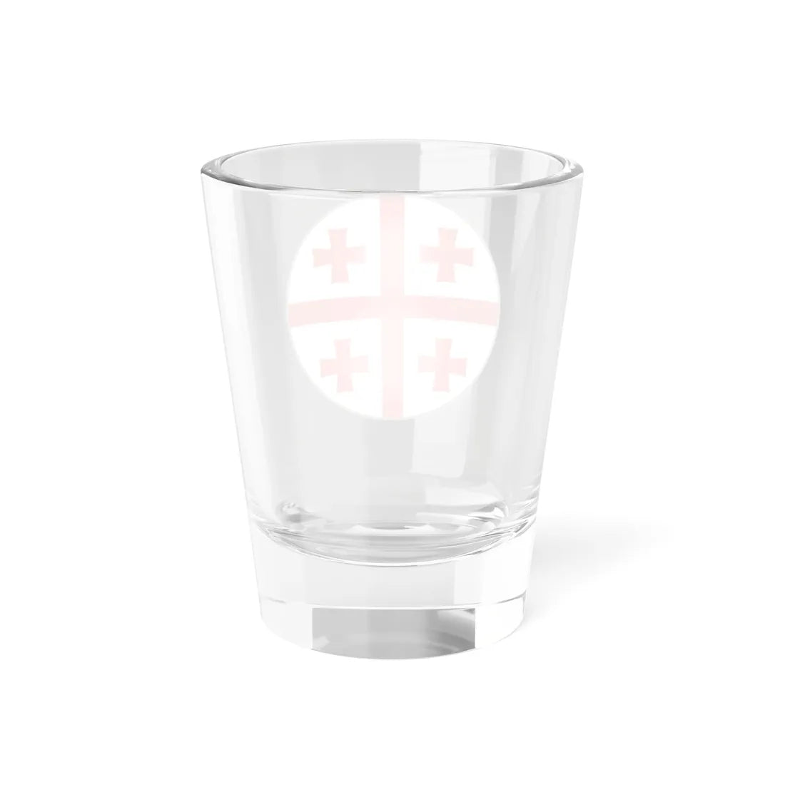Georgian flag circle (Georgia) Shot Glass 1.5oz - Go Mug Yourself