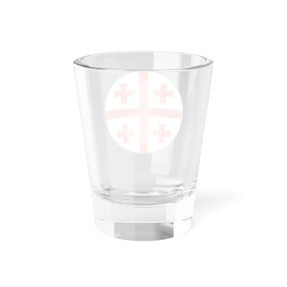 Georgian flag circle (Georgia) Shot Glass 1.5oz - Go Mug Yourself