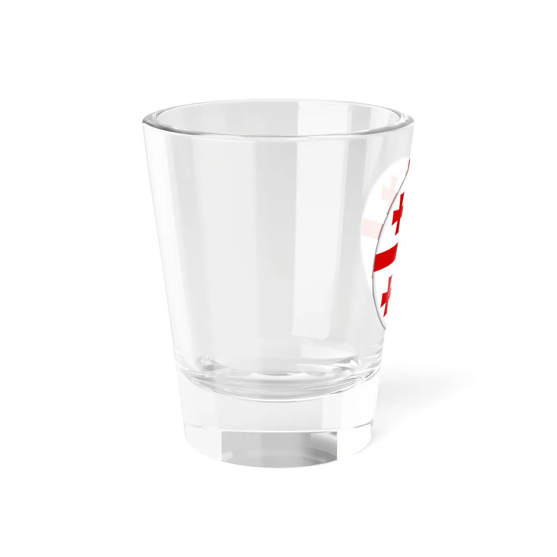 Georgian flag circle (Georgia) Shot Glass 1.5oz - Go Mug Yourself