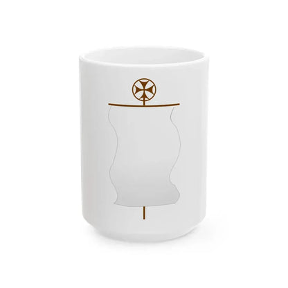 Georgian labarum (Georgia) White Coffee Mug 15oz - Go Mug Yourself