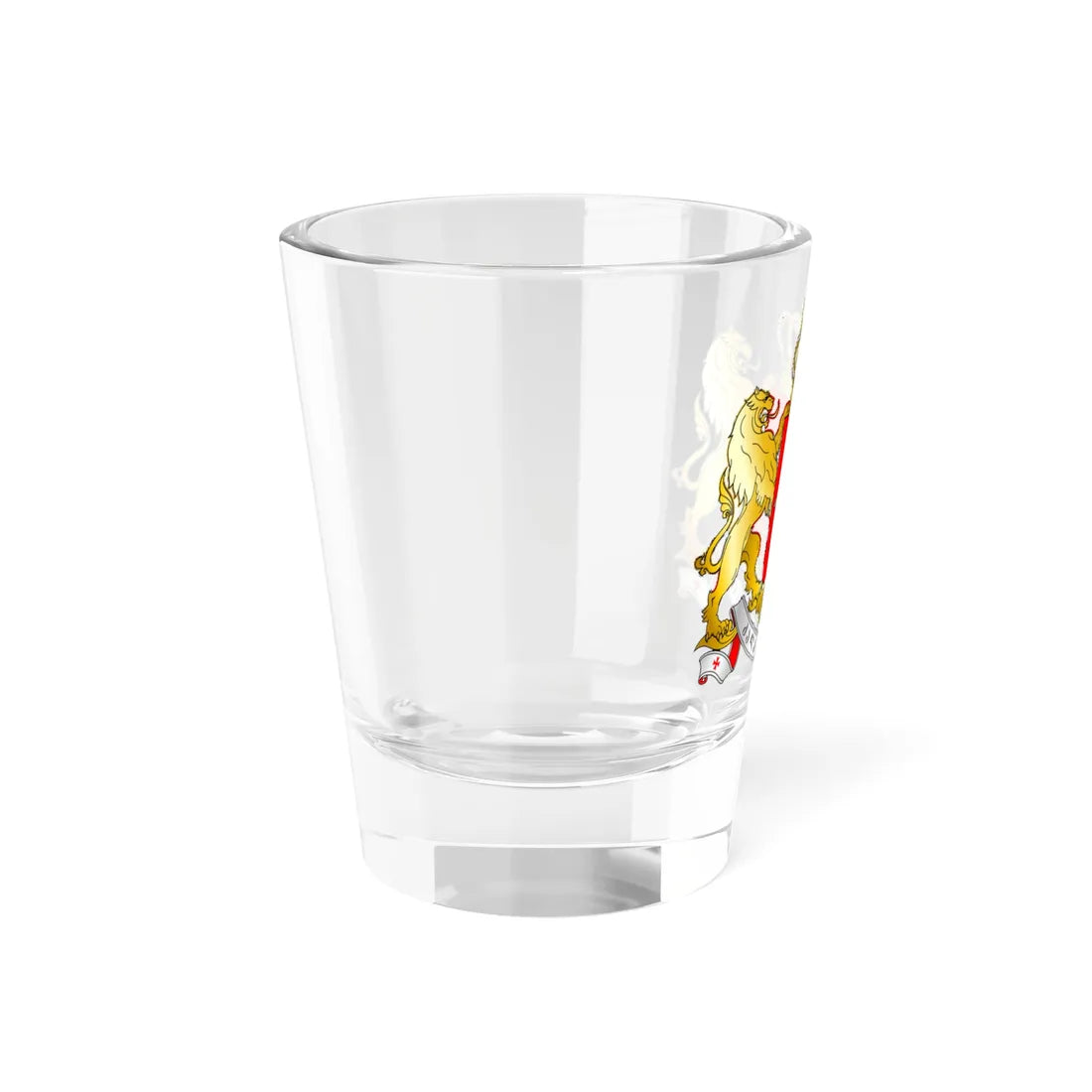 Georgias Large Coat of Arms (Georgia) (Coat of Arms) Shot Glass 1.5oz - Go Mug Yourself