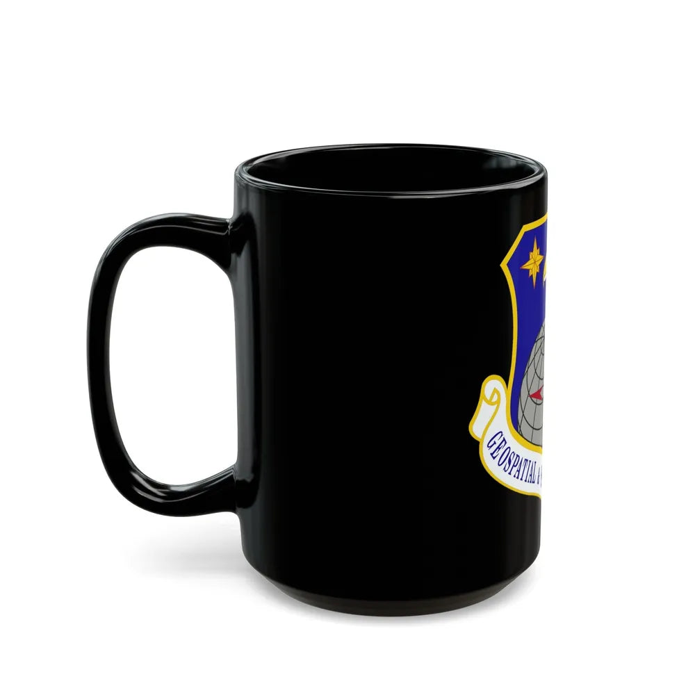 Geospatial and Signatures Intelligence Group (U.S. Air Force) Black Coffee Mug-Go Mug Yourself