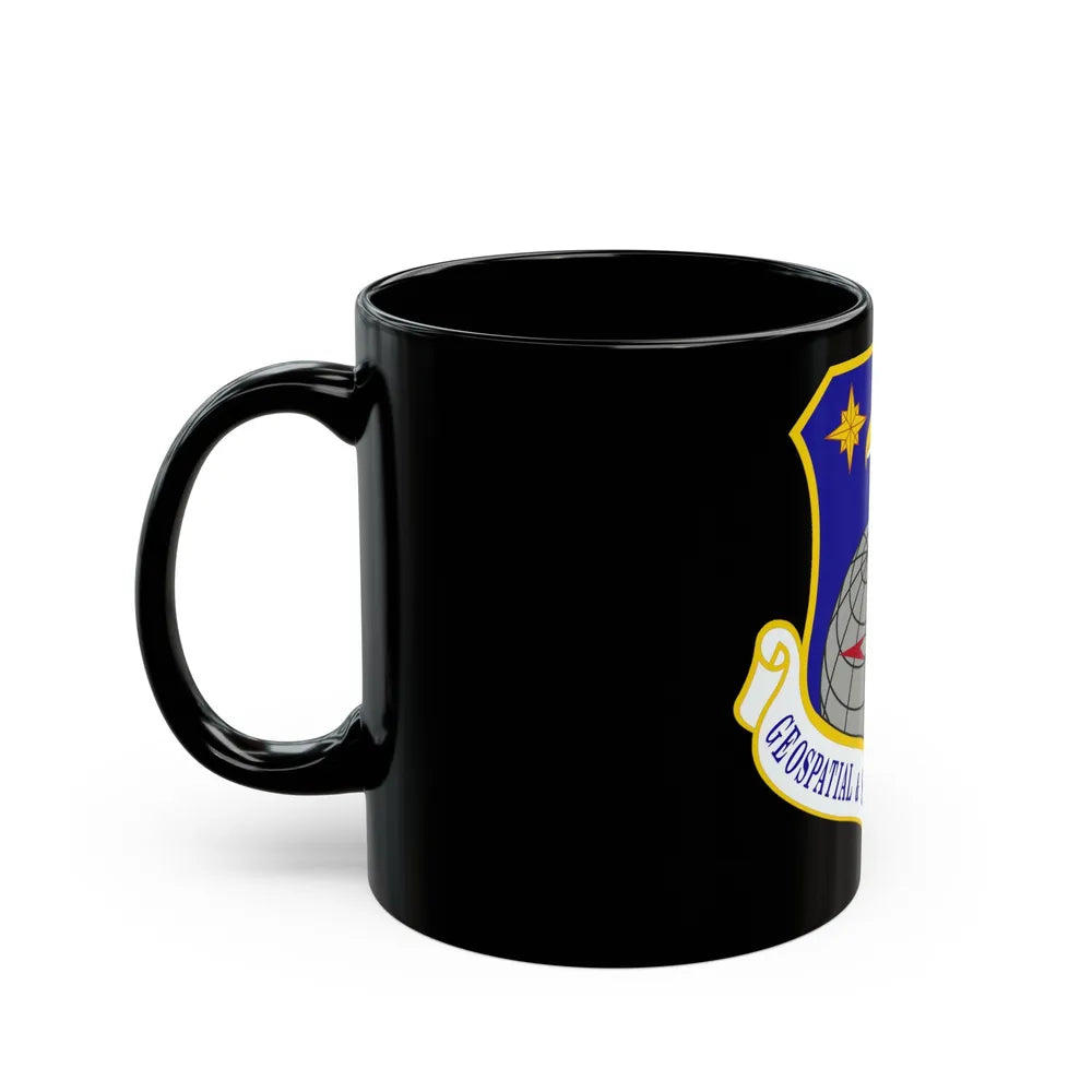 Geospatial and Signatures Intelligence Group (U.S. Air Force) Black Coffee Mug-Go Mug Yourself