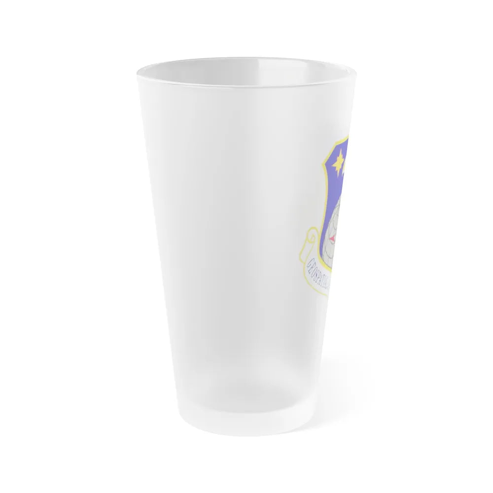 Geospatial and Signatures Intelligence Group (U.S. Air Force) Frosted Pint Glass 16oz-Go Mug Yourself