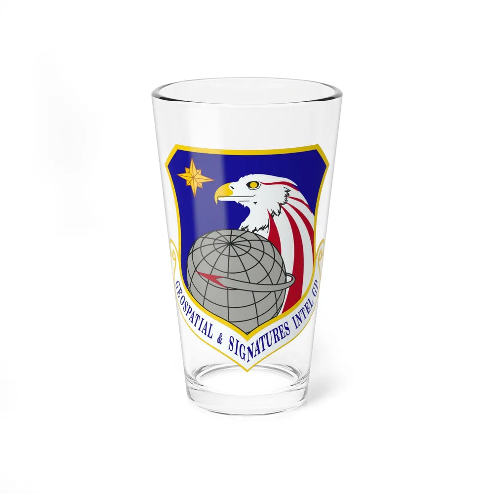 Geospatial and Signatures Intelligence Group (U.S. Air Force) Pint Glass 16oz-16oz-Go Mug Yourself