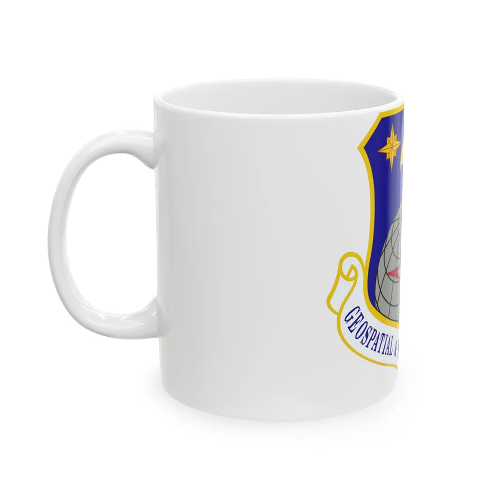 Geospatial and Signatures Intelligence Group (U.S. Air Force) White Coffee Mug-Go Mug Yourself