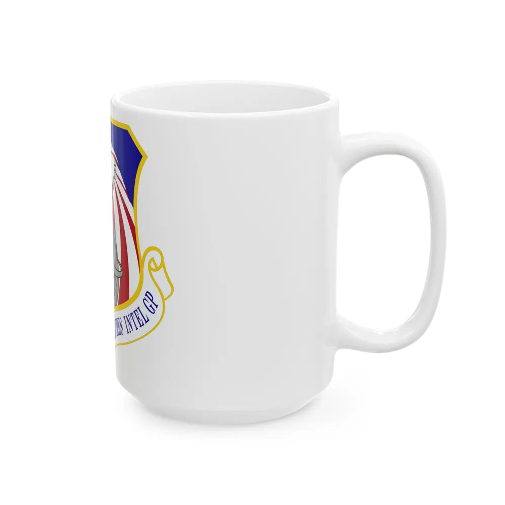 Geospatial and Signatures Intelligence Group (U.S. Air Force) White Coffee Mug-Go Mug Yourself