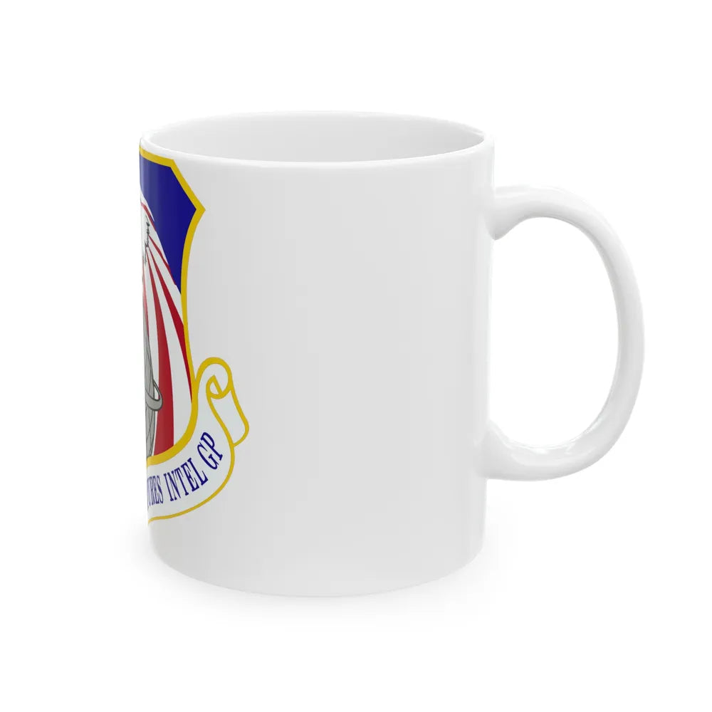 Geospatial and Signatures Intelligence Group (U.S. Air Force) White Coffee Mug-Go Mug Yourself