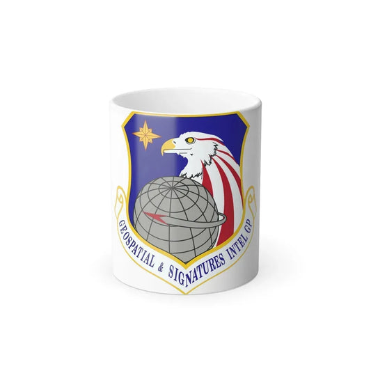 Geospatial and Signatures Intelligence Group (U.S. Air Force) Color Changing Coffee Mug 11oz - Go Mug Yourself
