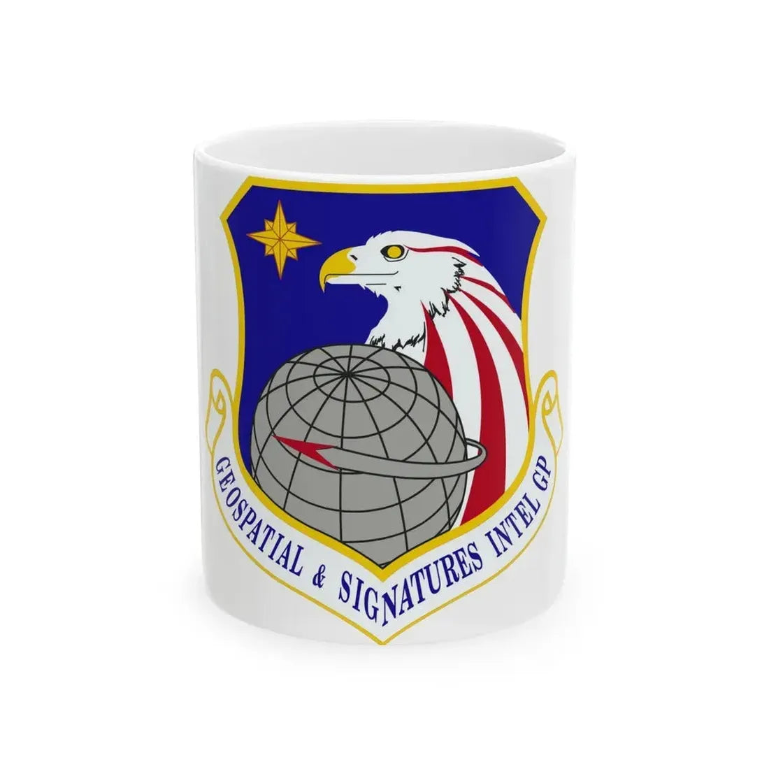 Geospatial and Signatures Intelligence Group (U.S. Air Force) White Coffee Mug - Go Mug Yourself