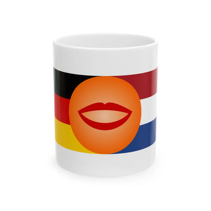 GER-NED talk (Germany) White Coffee Mug 11oz - Go Mug Yourself