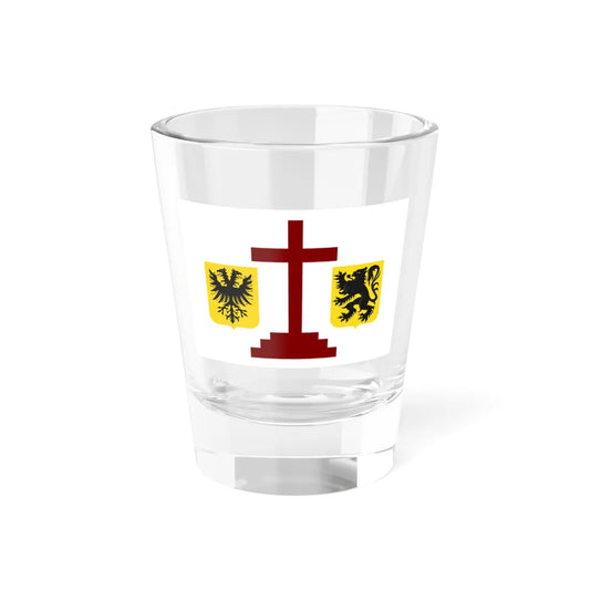 Geraardsbergen vlag (Belgium) Shot Glass 1.5oz 1.5oz - Go Mug Yourself