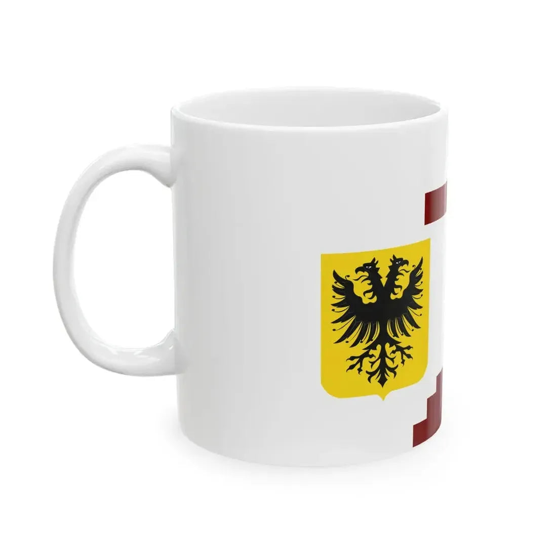 Geraardsbergen vlag (Belgium) White Coffee Mug - Go Mug Yourself