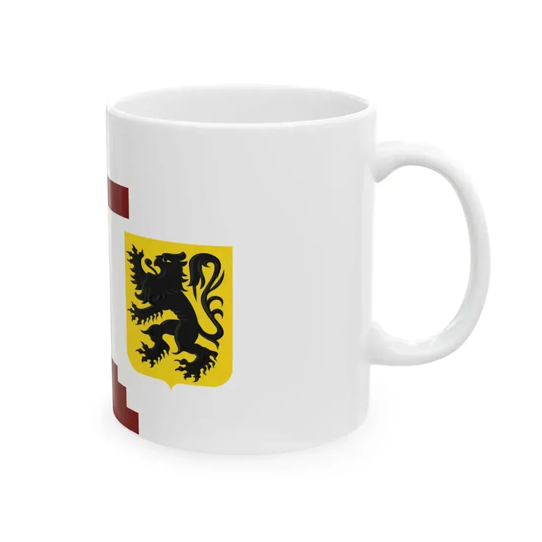 Geraardsbergen vlag (Belgium) White Coffee Mug - Go Mug Yourself