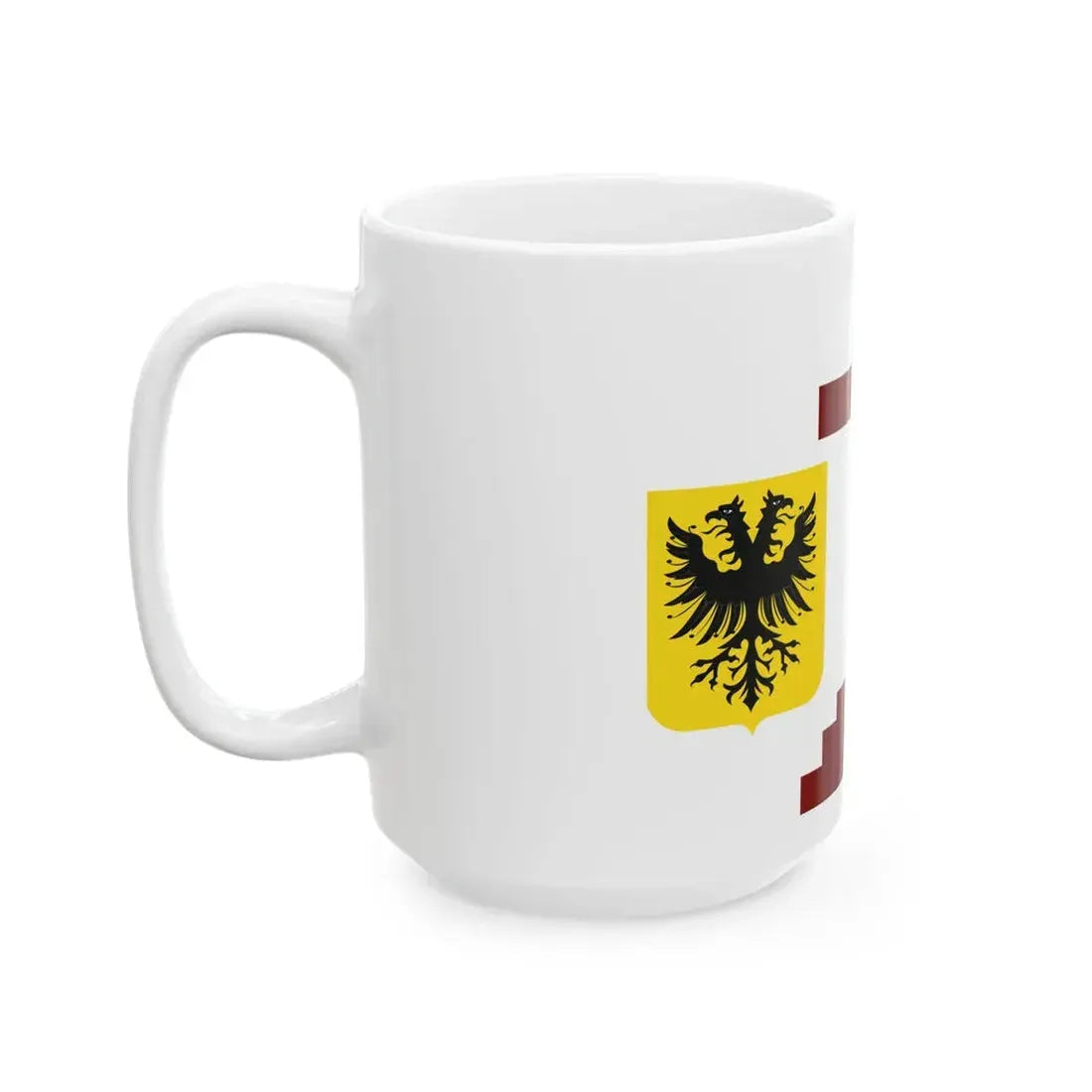 Geraardsbergen vlag (Belgium) White Coffee Mug - Go Mug Yourself