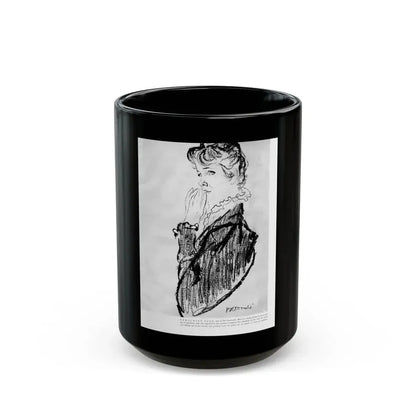 Geraldine Page, star of The Immoralist, 1954 - Black Coffee Mug 15oz - Go Mug Yourself