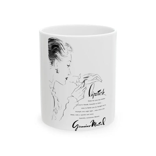 Germaine Monteil, 1946 - White Coffee Mug 11oz - Go Mug Yourself