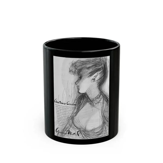 Germaine Monteil, 1947 - Black Coffee Mug 11oz - Go Mug Yourself