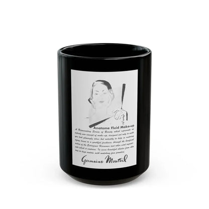 Germaine Monteil, 1952 - Black Coffee Mug 15oz - Go Mug Yourself