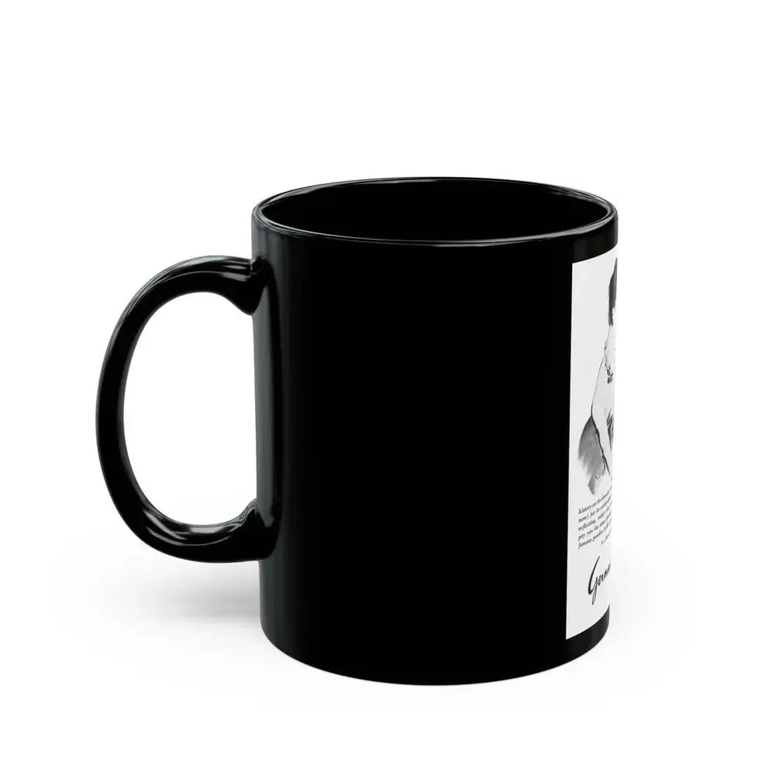 Germaine Monteil, 1955 - Black Coffee Mug - Go Mug Yourself