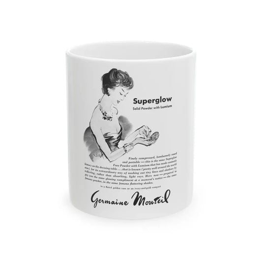 Germaine Monteil, 1955 - White Coffee Mug 11oz - Go Mug Yourself