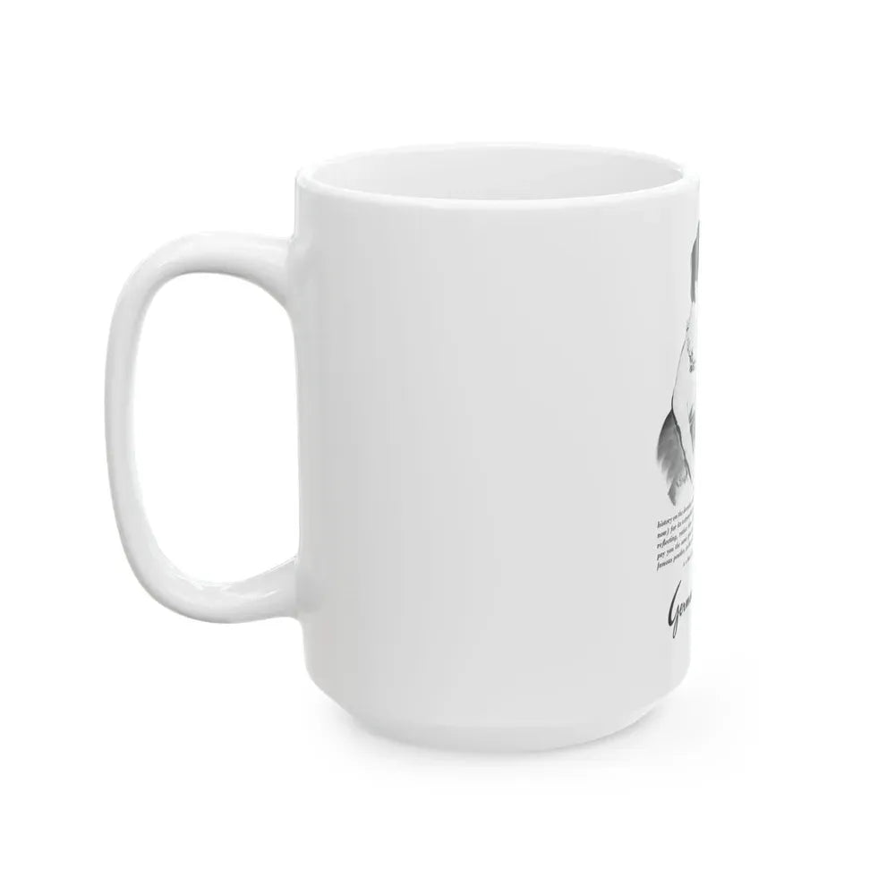 Germaine Monteil, 1955 - White Coffee Mug - Go Mug Yourself