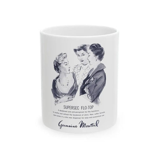Germaine Monteil, 1959 - White Coffee Mug 11oz - Go Mug Yourself