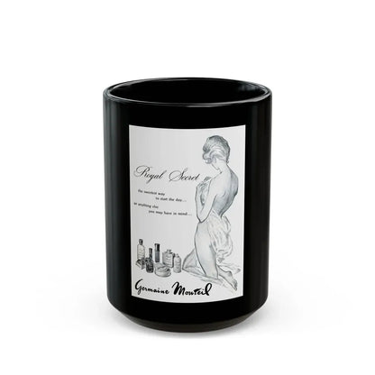 Germaine Monteil, 1963 - Black Coffee Mug 15oz - Go Mug Yourself