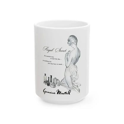 Germaine Monteil, 1963 - White Coffee Mug 15oz - Go Mug Yourself