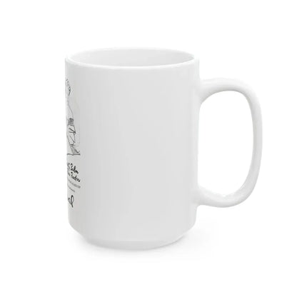 Germaine Monteil advt, Beauty Balm and Face Powder, 1950 - White Coffee Mug - Go Mug Yourself