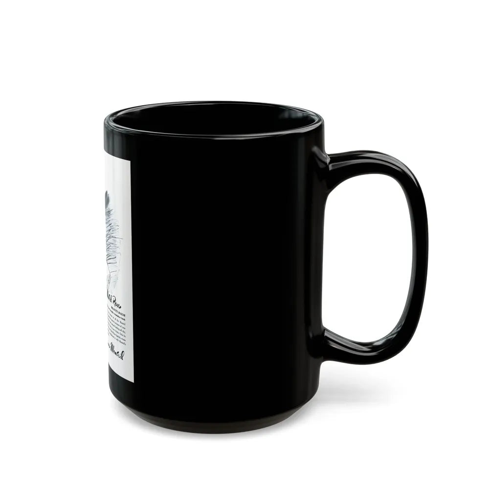 Germaine Monteil advt, Muted Rose, 1945 - Black Coffee Mug - Go Mug Yourself