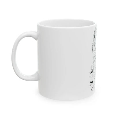 Germaine Monteil advt, Muted Rose, 1945 - White Coffee Mug - Go Mug Yourself