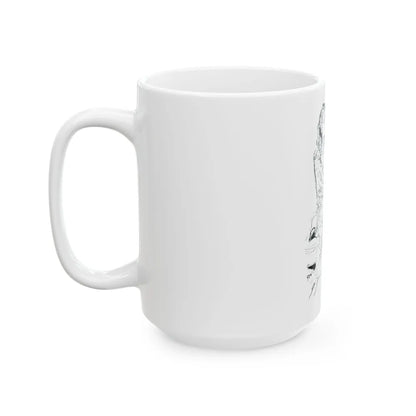 Germaine Monteil advt, Muted Rose, 1945 - White Coffee Mug - Go Mug Yourself