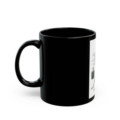 Germaine Monteil advt, Royal Secret, 1947 - Black Coffee Mug - Go Mug Yourself