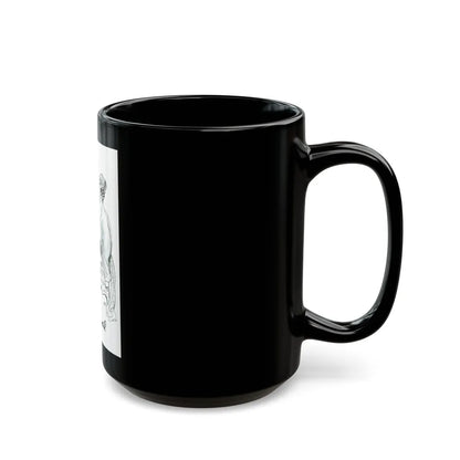 Germaine Monteil advt, Royal Secret, 1947 - Black Coffee Mug - Go Mug Yourself