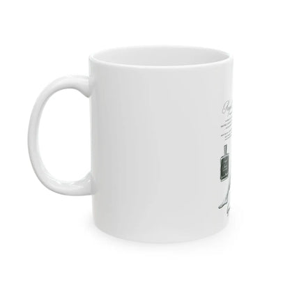 Germaine Monteil advt, Royal Secret, 1947 - White Coffee Mug - Go Mug Yourself